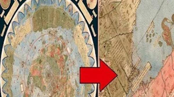 اكتشاف خريطة قديمة تُظهر أماكن مخفية على الأرض
