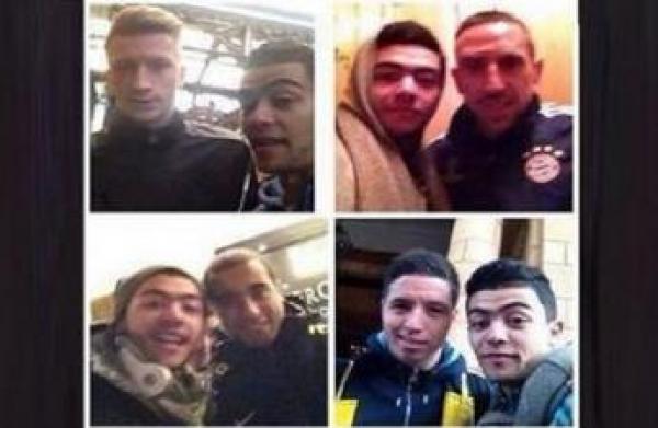 صورة .. مشجع "نحس" يتصور مع النجوم ويدمر أحلامهم في المونديال