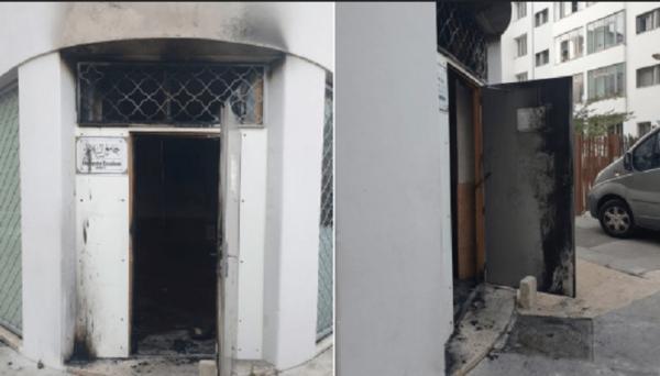 محاولة إضرام النار في مسجد بليون الفرنسية