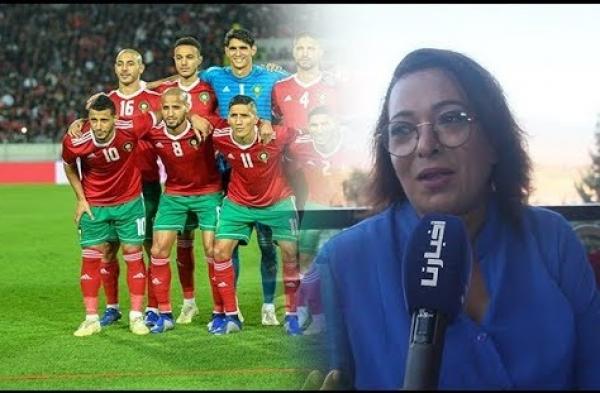 هذا ما قالته الفنانة بشرى أهريش عن أداء المنتخب المغربي بالكان