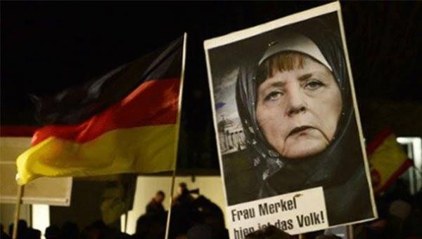 حركة "بيجيدا" المعادية للاسلام غاضبة من "ميركل" لهذا السبب