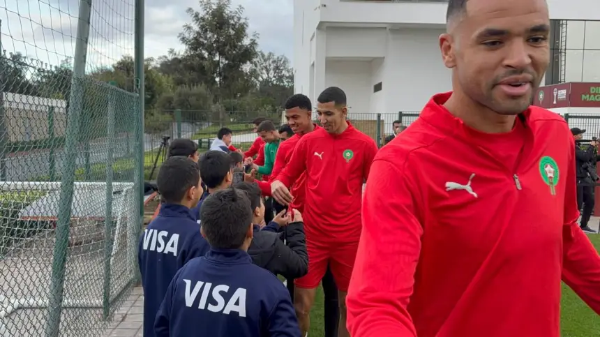 أكاديمية محمد السادس.. أبناء أسرة الأمن الوطني ضيوف "أسود الأطلس"