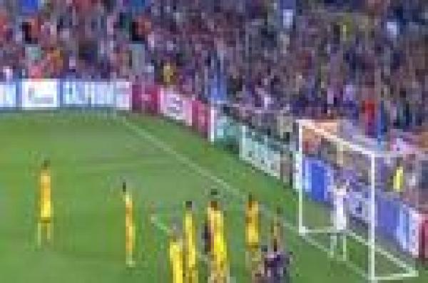 اهداف مباراة برشلونة وأبويل نيقوسيا 1-0