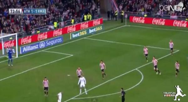 لقطة طرد رونالدو في مباراة اتلتيك بيلباو و ريال مدريد