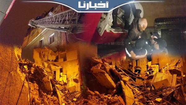 الوقاية المدنية تقوم بعمل بطولي لانقاذ الناجي الوحيد من فاجعة درب السلطان