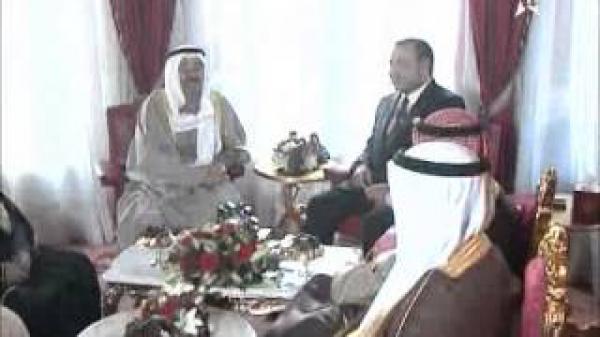 الملك محمد السادس يستقبل امير الكويت