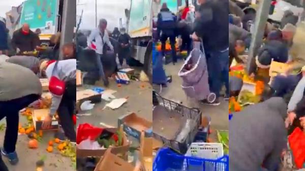 بالفيديو: أحداث سوق "حد ولاد جلول" تتكرر هذه المرة بـ"فرنسا" وسط استنكار شديد