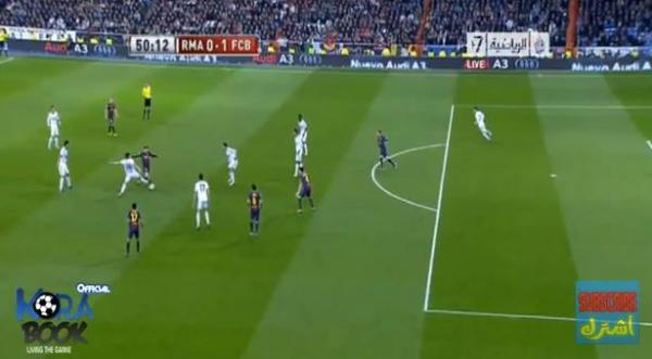 أهداف مباراة : ريال مدريد 1-1 برشلونة