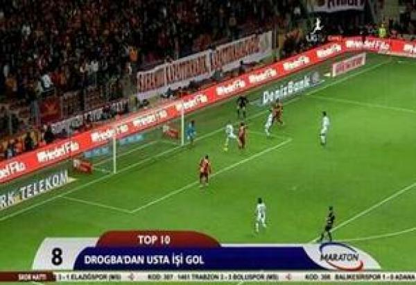 بالفيديو: هدف أسطوري لدروغبا في الدوري التركي