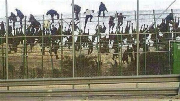 اختراق جماعي لمئات المهاجرين السريين لسياج مليلية المحتلة والنتيجة مأساوية