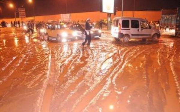انهيار سبعة منازل جراء الأمطار الغزيرة التي شهدتها مراكش ليلة الثلاثاء