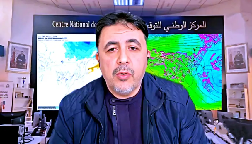 يوعابد يكشف لـ"أخبارنا" جديد أحوال الطقس ويحذر المواطنين من تراكمات مطرية مهمة وأمطار رعدية شمال المغرب