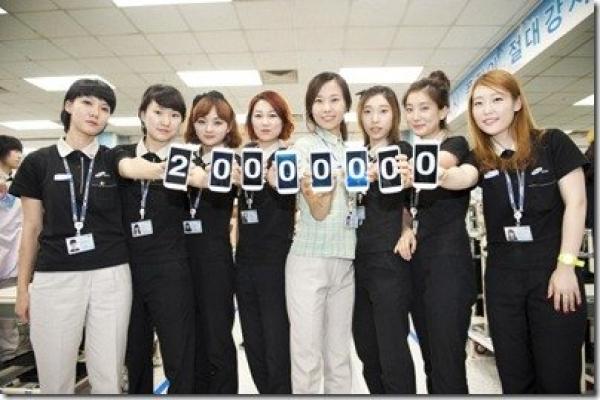 بعد 100 يوم من انطلاقه، سامسونج تبيع 20 مليون جالاكسي اس 3