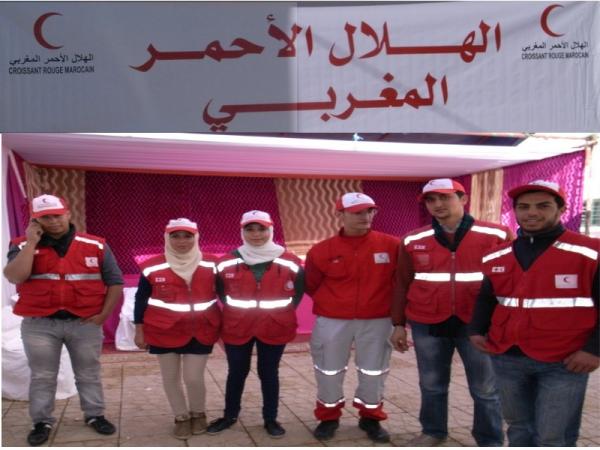 الهلال الأحمر المغربي يقدم دعما ماليا للهلال الأحمر الفلسطيني