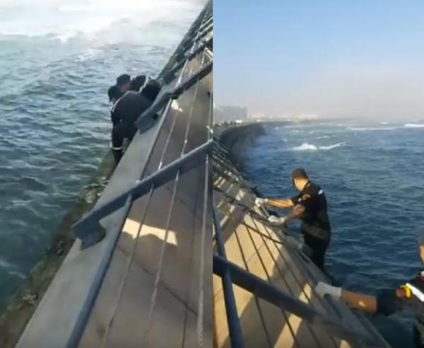 العثور على جثة شبه متحللة قرب مسجد الحسن الثاني بالبيضاء