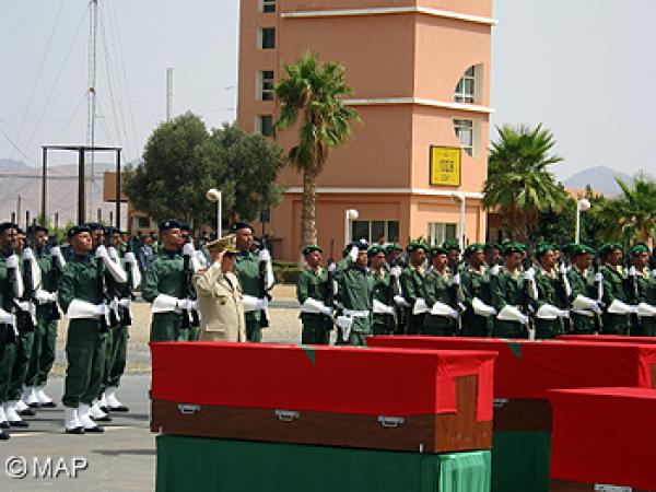 نقل جثامين ضحايا حادث تحطم الطائرة العسكرية بكلميم إلى المناطق التي سيدفنون بها