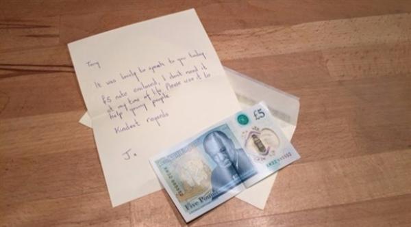 مسنة تتبرع بورقة نقدية قيمتها 75 ألف دولار