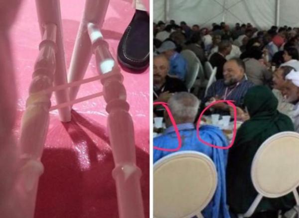 بعد معركة "الصحون الطائرة" .. ربط الكراسي و توفير كؤوس بلاستيكية في مؤتمر حزب الاستقلال (صور)