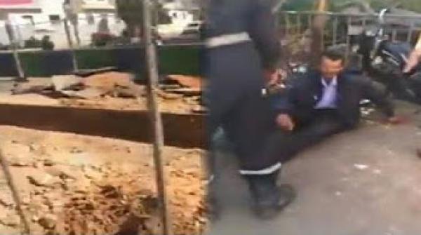 بسبب أشغال الترامواي- مواطن كان غادي يموت بالبيضاء