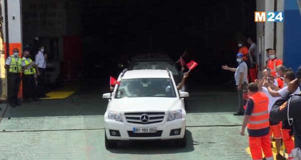 رسو أول باخرة بميناء طنجة المتوسط ومغاربة العالم يجددون الوصال بالوطن