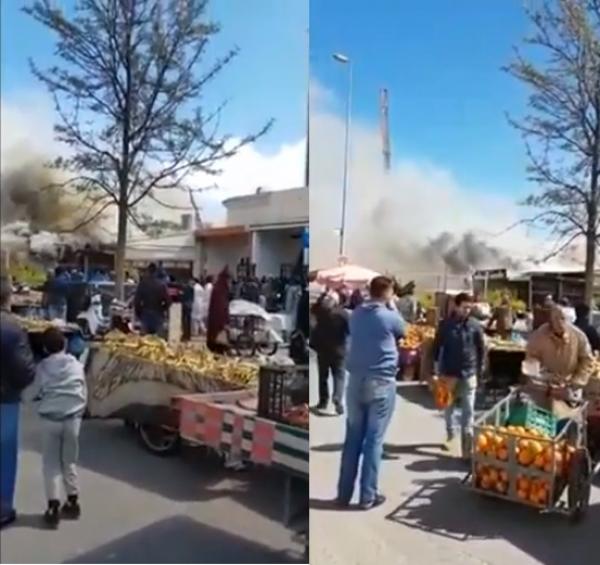 النيران تلتهم مطعما متخصصا في بيع الدجاج المشوي بحي تغاث بفاس