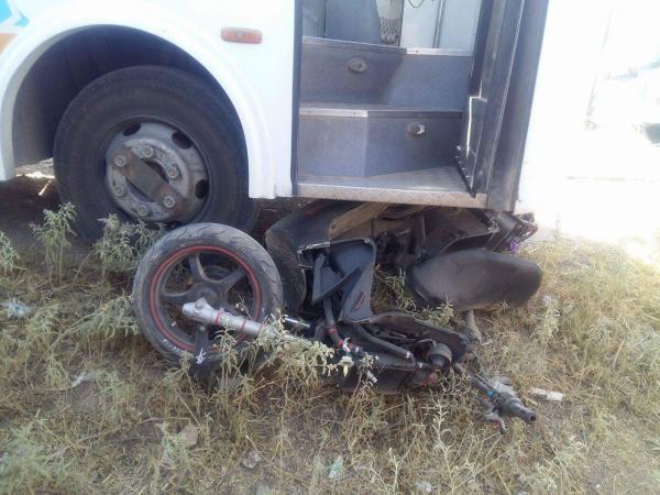 حافلة للنقل الحضري تدهس دراجة نارية وتردي صاحبها قتيلا