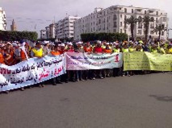 معطلو محضر20 يوليوز  يوسعون رقعة احتجاجاتهم 