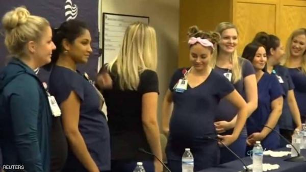 حمل جماعي لممرضات يضع مستشفى أميركيّا في ورطة