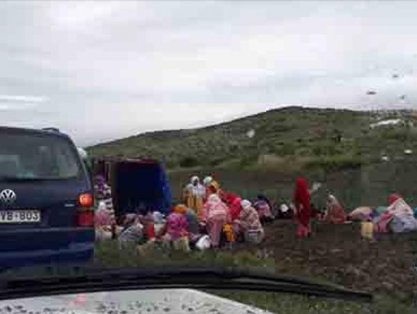 حادثة سير خطيرة تؤدي الى إصابة 20 امرأة نواحي العرائش