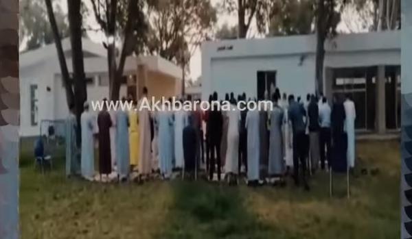 مؤثر من المستشفى الميداني بطنجة ...صلاة العيد في الغابة الديبلوماسية
