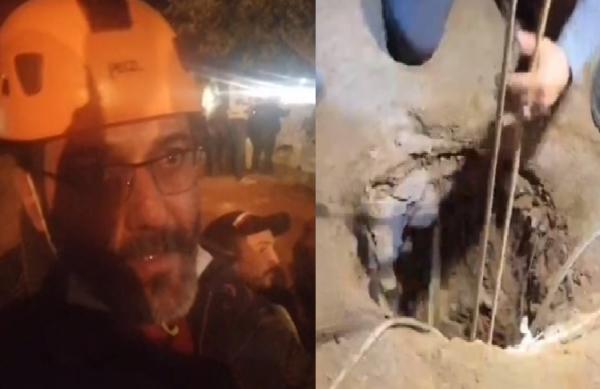 بعد إلحاح البعض على هذه الطريقة.. أعضاء فرقة الاستغوار يؤكدون لـ"أخبارنا" أن النزول في الحفرة بتقديم الرأس لا يمكن