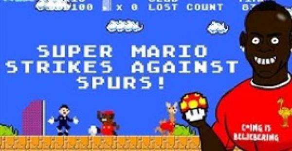 بالفيديو.. السخرية من الإيطالي «بالوتيلي» على طريقة «سوبر ماريو»