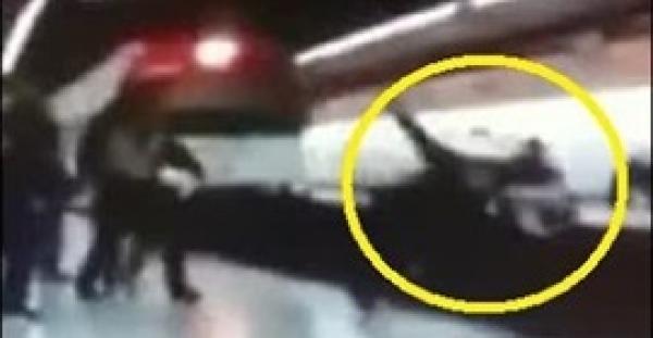 بالفيديو والصور.. قطار يدهس ضابط شرطة في محطة مدريد