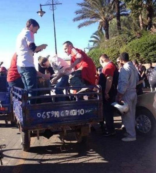 مضحك : جماهير البايرن تتوجه الى الملعب عبر  دراجات "التريبورتو"