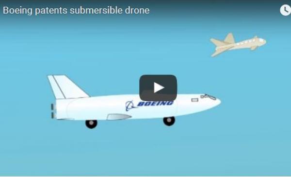 بالفيديو: بوينغ تصمم طائرة بدون طيار يمكن أن تتحول إلى غواصة