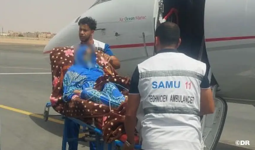 نقل سيدة حامل في حالة حرجة على متن طائرة طبية خاصة من العيون إلى مراكش