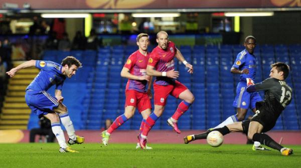 تشيلسي يصعد الى ربع نهائي الدوري الأوروبي على حساب ستيوا بوخارست