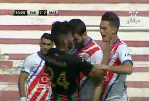 المغرب التطواني يفرض غرامة قاسية على جحوح بعد "نطحته" في مباراة الجيش