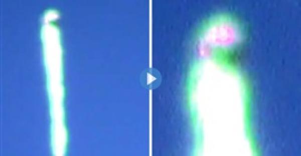 بالفيديو.. رصد جسم غريب في سماء كاليفورنيا