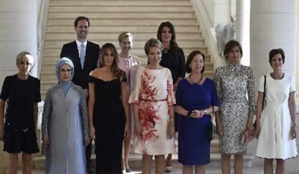 ما هو سر الرجل الذي ظهر في صورة زوجات زعماء الناتو؟!