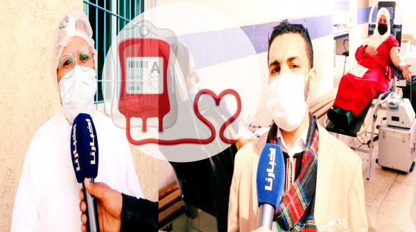 إقبال كبير بالصخيرات على التبرع بالدم وسيدة تخلق الحدث بتبرعها رقم 30