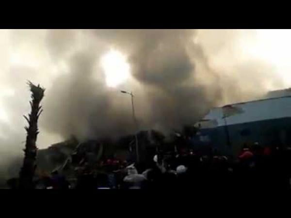 فيديو جديد عن حريق معمل للخشب بسلا