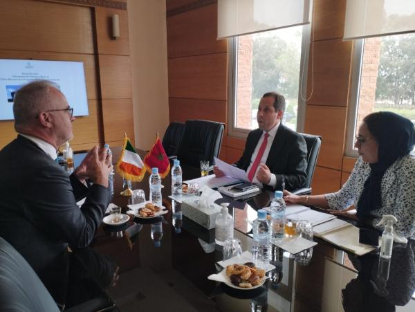 المدير العام لـ"OMPIC" يستقبل سفير ايرلندا بالمغرب