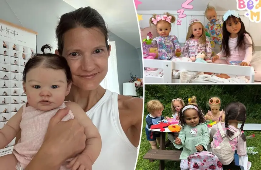 حياة خيالية بأرباح حقيقية.. أم تجني 200 ألف دولار من العناية بالدمى!