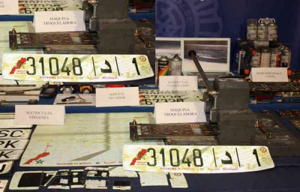 الدرك الملكي بتزنيت يفكك عصابة تزوير أرقام هياكل السيارات و يحجز 13 سيارة 