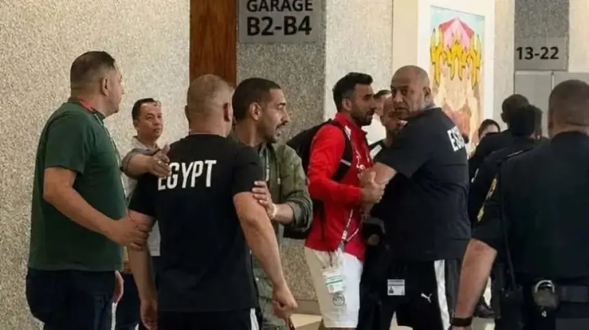 "شجار" إبراهيم حسن مع الأمن يشعل معسكر مصر قبل موقعة أستراليا المونديالية.. والاتحاد المصري يوضح الحقيقة!