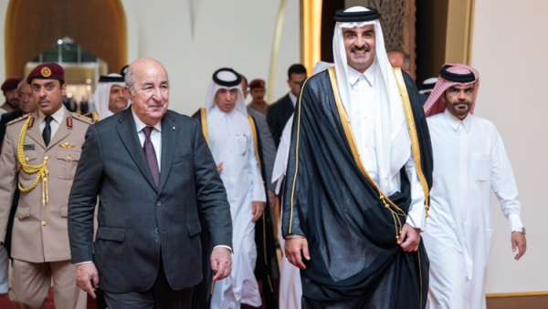 "تبون" يطلب من أمير قطر التوسط للجزائر لدى إدارة "بايدن" وقادة الدول الغربية