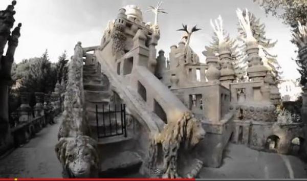 بالفيديو : ساعي بريد يبني قصراً من الحصى خلال 33 عاماً