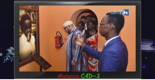 قناة رواندية تنشر فيديو جميل للملك خلال زيارته لرواندا