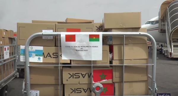 وصول مساعدات طبية مغربية إلى واغادوغو ببوركينافاسو